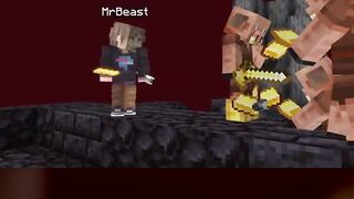 TRADING GOLD IN THE NETHER?! 😱 #shorts
