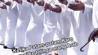 Arab dance with patam-patam Karo songs