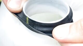 Brilliant Life Hack Using a Bicycle Tube and a Plastic Bottle!
