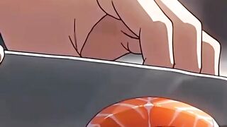 salmon spaghetti anime