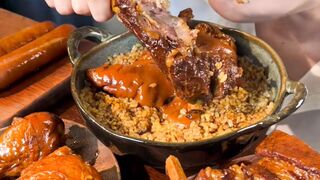 Ep.35: Meat mukbang challenge  super delicious meat feast. #mukbang #resep