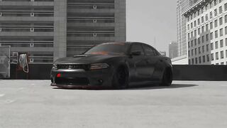 Black Dodge Charger SRT Hellcat 🖤🔥 | Aggressive Muscle Car with Beast Mode Activated! 🏎️💨
