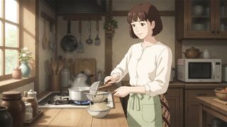 Aiko's Sundanese Karedok | Fresh Indonesian Vegetable Salad with Spicy Peanut Sauce | Cozy Anime Cooking