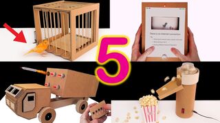 5 Amazing Things You Can Do at Home from Cardboard