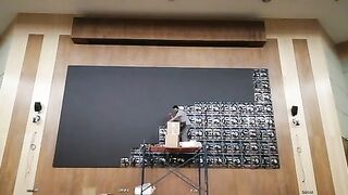 تركيب شاشه LED