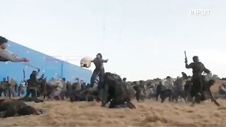 Bahubali Making Of Kalakeya Fight Scene Behind????????
