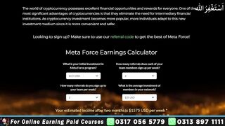 Meta Force Earning App Review - Is it Real or Fake_ Kashif Majeed