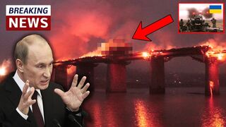 Bridge Carrying Russian Military Equipment Bombed!