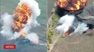 Ukrainian Troops Eliminate Russian T-72B3 Tanks in Kherson