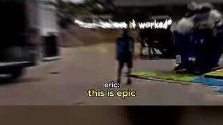 THE FORKLIFT DROPPED HIM?! 😱 #shorts