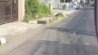 Morning Motorcycle Ride POV in Kuningan City, West Java, Indonesia