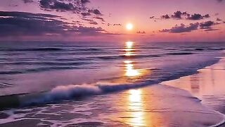 🌊 These Night Ocean Waves Will Melt All Your Stress Away 🌖✨