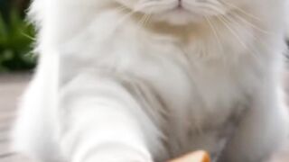 Funny cat fishing