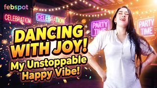 Dancing with Joy! 🌟 My Unstoppable Happy Vibe & Festive Party Night!