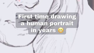 Speed Painting a Portrait Until I LOCK IN 🎨🔥 Rusty No More?
