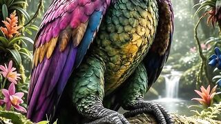 The Rainbow Guardian of the Rainforest 🌈🦜✨