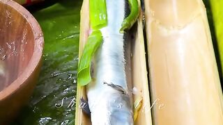 Bamboo Cooking 💚🍃Delicious❤️❤️