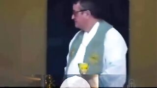 Preist hug old man whose sun was died few days ago