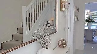 **✨ This Elegant White Entryway Is Pure Luxury! 🏡🤍**