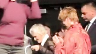 Glenn Close explains cane use after Hip Surgery