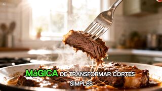 BIFE ACEBOLADO NA PANELA DE PRESSÃO: Macio que Desmancha na Boca! 🥩🧅