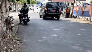 POV: You're Walking Alone on a Sunny Street in Indonesia