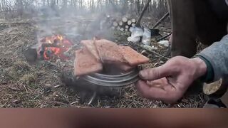 FRIED SPAM BREAKFAST OF CHAMPIONS?! 😂 #shorts