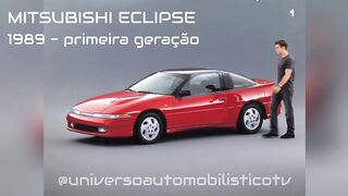 LINHA DO TEMPO DOS CARROS - MITSUBISHI ECLIPSE (ESPORTIVO E SUV)