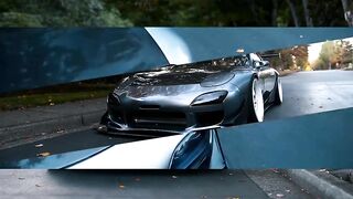 Mazda RX-7 FD 🖤🏎️ | The Legendary JDM Beast with an Insane Rear Wing! 💨🔥