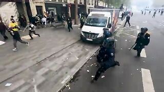 Clashes in Paris