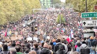 A Tense Demonstration in Paris