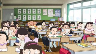 Kisah si kucing biru,nobita dan kawan kawan
