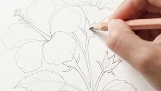 Beautiful Flower Drawing & Painting 🌸✨ | Satisfying ASMR Art 5