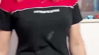 Mulher, bonita, sensual