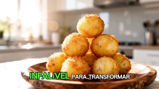 BOLINHAS DE BATATA CROCANTES Sem Trigo e Sem Lactose!
