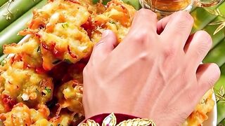Crispy Golden Vegetable Fritters — Perfect Snack! 🧡✨