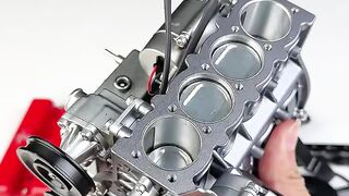The Most Satisfying Mini Engine Build You'll Ever See! 🛠️🔥