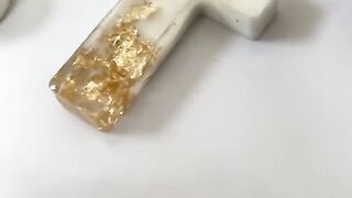 Resin Letter Keychain