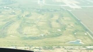 Airplane landing