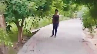 Asghar Ali walking