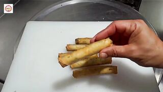 Corn Spinach Cheese Roll Restaurant Style |Cheese Corn Roll