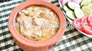 Chicken malai handi