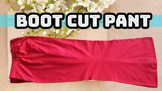 boot cut pant cutting and stiching||#stiching#cutting#sewing#bellbottom