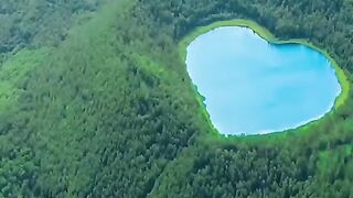 beautiful nature heart | amazing nature | subscribe