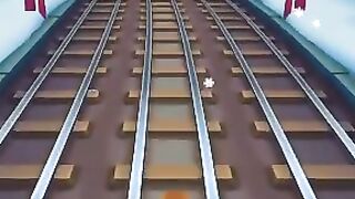 Subway Princess Runner Gameplay Cartoon Video for Kids