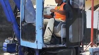 Training excavator