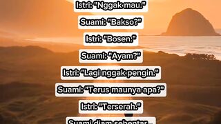 Istri bilang terserah