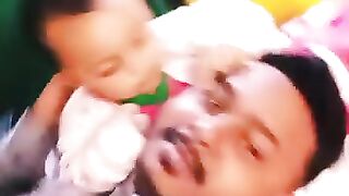 Raizaan with father