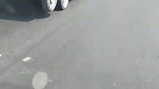 Mobil unik pke ban serep belakang