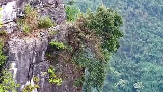 The most beautiful landscapes are in the peaks.